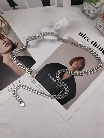 金屬腰鏈配飾女時尚百搭裝飾配裙子鏈條腰帶細褲鏈子潮ins風夏季