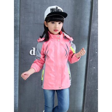 女童風衣外套新款中大童防風防水沖鋒衣兒童春裝洋氣韓版洋氣春秋