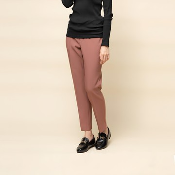 CARET 女款彈力西裝長褲  55  玫瑰色