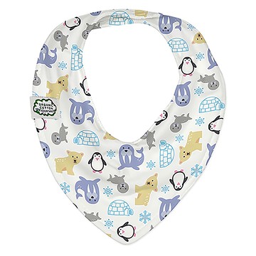 ImseVimse 瑞典有機棉領巾型圍兜 柔軟親膚 吸水性佳 寶寶時尚配件  極地探險  極地探險 多色