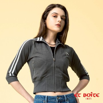 ET BOîTE 箱子 BLUE WAY – 七分袖運動休閒短版外套