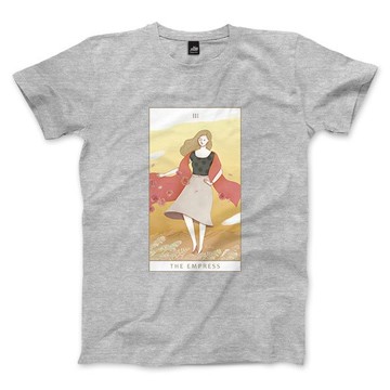 III | The Empress - 中性版T恤 - 深麻灰
