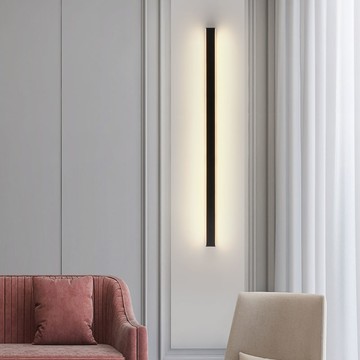 【台灣公司 可打統編】簡約現代臥室床頭燈極簡長條客廳格柵壁燈LED裝飾電視背景墻燈具 m7213