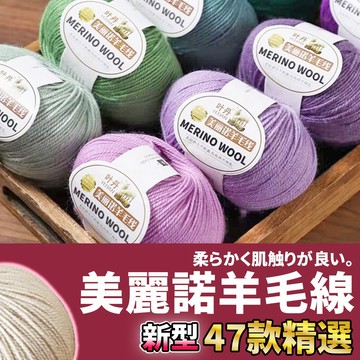 網美空間 🚀隔日配達🚀 美麗諾羊毛線 毛線 羊毛線 羊毛毛線 美麗諾羊毛 圍巾毛線 織圍巾 編織圍巾 毛線編織 鉤針