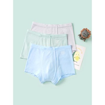 男童內褲夏薄款久歲伴中大童兒童男孩四角莫代爾冰絲青少年平角褲