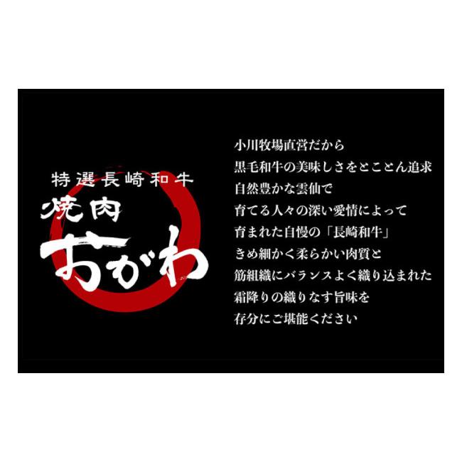 ふるさと納税 長崎県 雲仙市 定期便 3回 牛肉 雲仙育ち おがわ牛 バラエティーセットB 総計4.5kg(1.5kg×3回) 黒毛和牛 冷凍   焼肉おがわ   長崎県 雲仙市