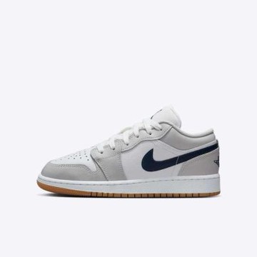 Nike Air Jordan 1 Low GS [553560-146] 大童 運動休閒鞋 喬丹 AJ1 低筒 淺灰