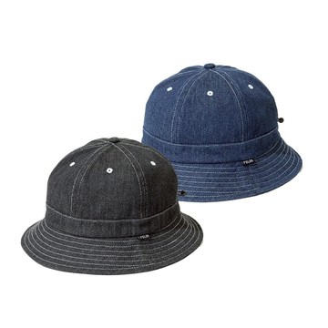 【機能時尚風格帽限時限量7折優惠】日本限定  牛仔鐘形帽/ 短簷漁夫帽 (共2色) 丹寧深藍