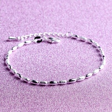 925純銀手鍊 手環-韓風潮流精巧俐落母親節生日情人節禮物女飾品73gn10【獨家進口】【米蘭精品】