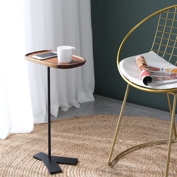 免運 邊桌網紅極簡實木小邊幾20cm臥室床頭迷你窄型茶桌子可移動陽臺置物架