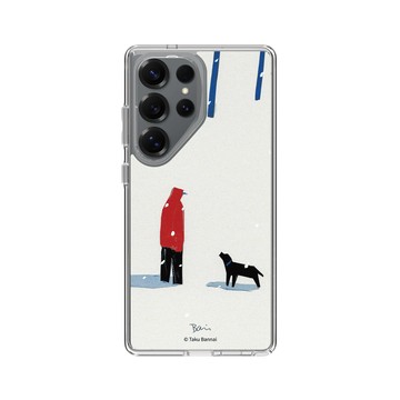 Galaxy S25 Ultra Clear 透明 - Taku Bannai 坂内拓 - Snow fun｜雪地與愛犬的小步伐