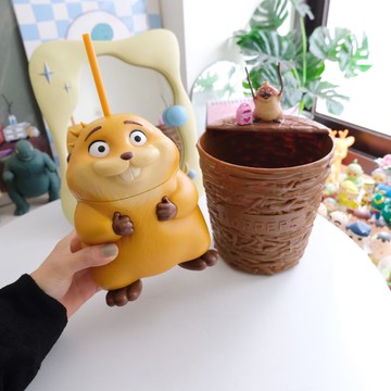 《迪士尼Disney》狸想世界♥︎｜梅寶造型杯/喬治國王爆米花桶
