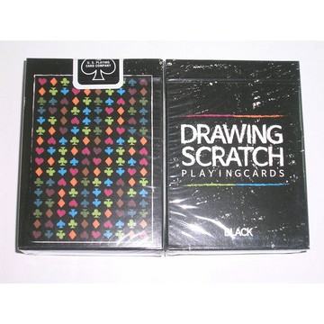 【USPCC 撲克】撲克 DRAWING SCRATCH PLAYING CARDS 素描牌-S103227115