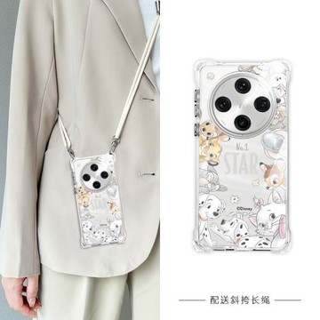 【Disney正版】適用OPPOFindX8手機殼秋冬新款掛繩手提FindX8Pro小眾可愛高級感FindX8ultra韓系ins斜挎軟殼