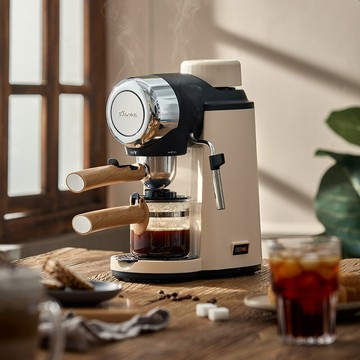 免運 開立發票 咖啡機 5Bar萃取蒸汽便攜意式咖啡機 打奶泡家用小型半自動咖啡機