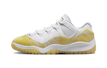 JORDAN 11 RETRO LOW YELLOW SNAKESKIN PS