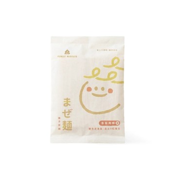 森林麵食 森林親子拌麵-香菇肉燥拌醬x綜合雙色蔬果麵135g/包｜3歲以上｜乾麵｜拌麵｜親子共食