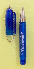 【震撼精品百貨】Hello Kitty 凱蒂貓~日本三麗鷗 KITTY 迷你原子筆/中性筆-藍#18081