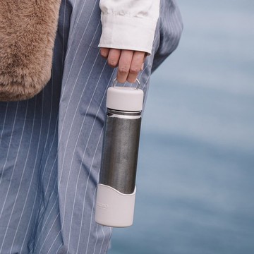 【贈配件】經典袋鼠瓶2代 320ml 贈茶隔&粗吸管&吸管套&吸管瓶刷