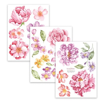 基礎花朵貼紙 (C款)