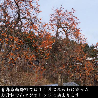 ふるさと納税 南部町 妙丹柿　半生干し柿　15玉