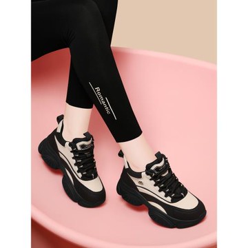 今年流行的老爹鞋女款2026新款秋冬季厚底休閑運動鞋跑步減震輕便