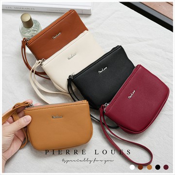 天藍小舖-簡約字母手拿零錢包-共5色-$250【A09091706】