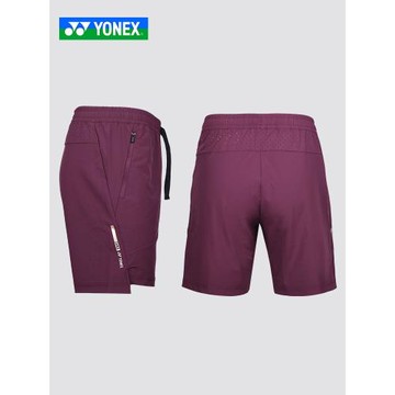 YONEX尤尼克斯男女羽毛球服yy運動休閑透氣短褲速干1209025BCR