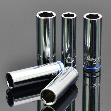 華豐巨箭五金工具加長6角套筒公制6.3mm1/4加長小飛汽修汽保套筒
