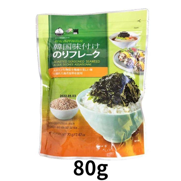 イェマッ食品 韓国味付けのりフレーク 80g