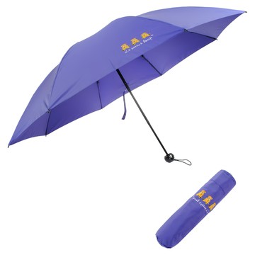 收納王妃 鑽石頭 超潑水7 三隻小熊自動反向傘 195g  紫色  1支