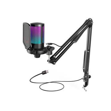 FIFINE A6T USB心型指向電容式RGB麥克風