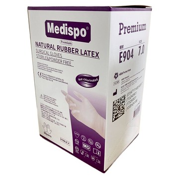 MEDISPO 無粉檢診滅菌手套 7號  50個