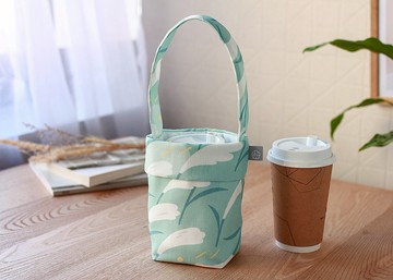 【芒花-湖藍-飲料袋】環保提袋 / 小物袋