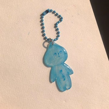 🍀🍎桃園出貨🍀🍎可愛yukio水滴掛件小衆創意高顏值日系亞克力鑰匙扣包掛件送閨蜜