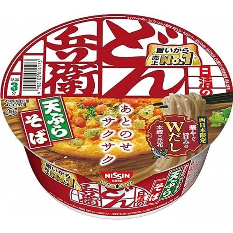 日清食品 どん兵衛 特盛天ぷらそば 西 142g×12個