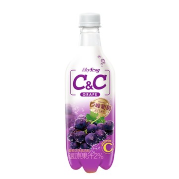 [家速配]黑松C&C氣泡飲(葡萄)500ml