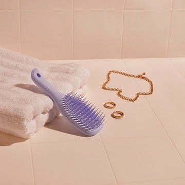 【Tangle Teezer王妃梳】Mini英倫手握梳-數碼薰衣草 | 乾濕二用梳