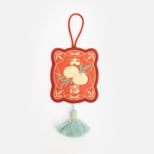 發福體刺繡小吊飾 大吉