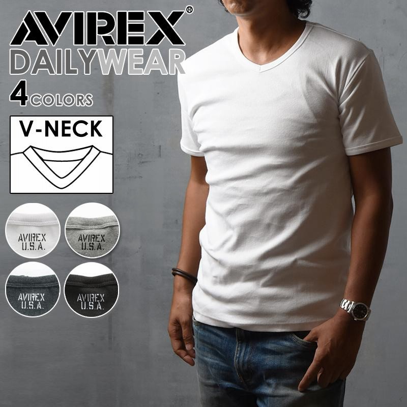 AVIREX USA ほろ 半袖シャツ ホワイト