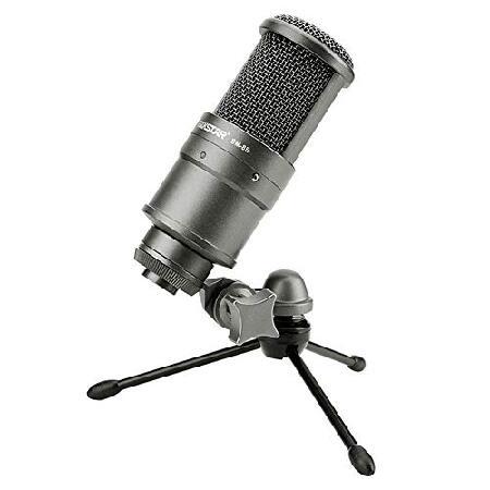 TAKSTAR Studio Microphone Recording Microphone, XLR Condenser Microphone with Windproof Sponge for Vocals Recording, Dubbing, Live-Streaming, Broadcas