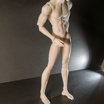 BJD娃娃男體壯體叔體6分進口樹脂拉筋厚實可自立 YJ/101 免運 快速出貨