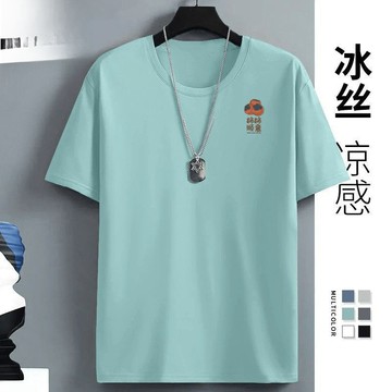 【台灣出貨】大呎碼T恤 涼感衣 冰絲t恤 冰絲T 速乾衣 運動T恤 吸濕排汗 薄款T 網眼運動服 透氣T恤 0PBN