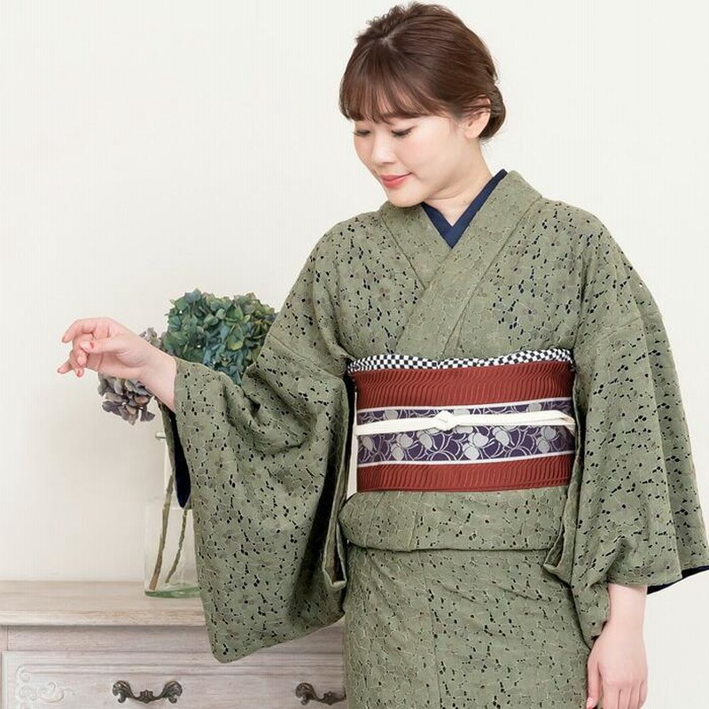 ヒート 3k928 着物 毛 薄物 夏物 紗 グレー 紺 赤 柄物 和装 | ochge.org