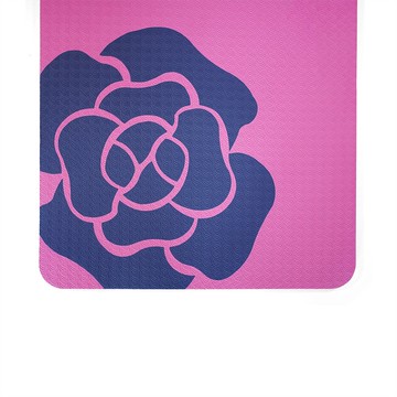 【QMAT】10mm瑜珈墊 -山茶花 台灣製