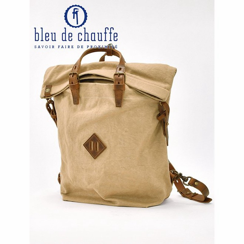 ブルー ドゥ シャフ Bleu De Chauffe フランスブランド メンズリュック ミリタリーバックパック Woody キャンバスコットン Bl ブレ ベージュ 国内正規品 通販 Lineポイント最大0 5 Get Lineショッピング