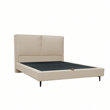 IHouse-厚Q豆腐 雙大6尺 (貓抓皮床片+常規高腳底)-房間兩件組/床組奶杏仁#627-02