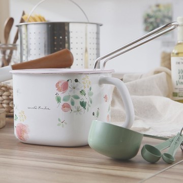 【官方直營】 安娜艾米利亞方形有耳琺瑯方便鍋(1.5L)