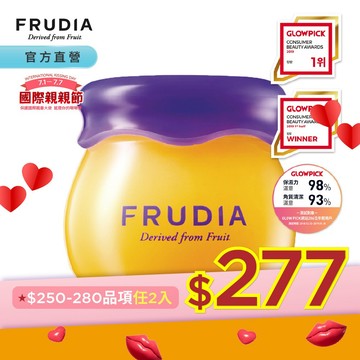 FRUDIA【任2件277】確認過嘴唇 蜂蜜藍莓保濕潤澤護唇膏10g（新版附挖杓）【可當晚安唇膜】