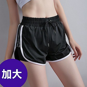 托瑞運動短褲速乾加大路跑運動褲(3-4XL)  狐狸姬